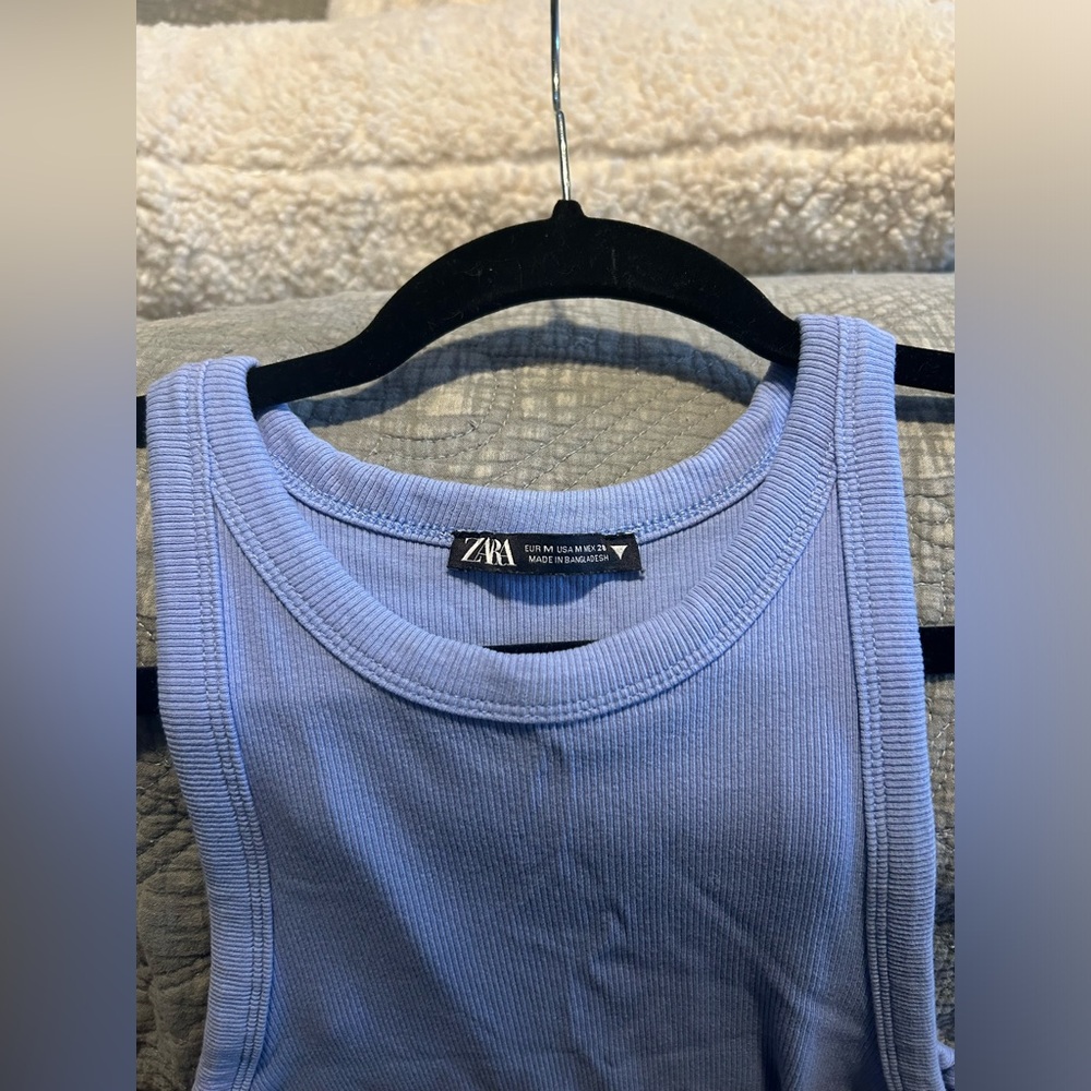 Zara periwinkle dress